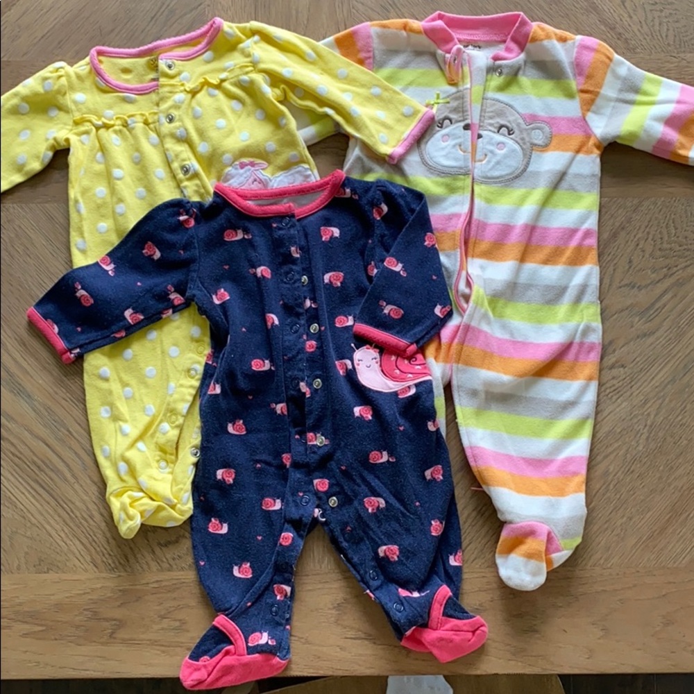 6m girls pajamas/sleepers